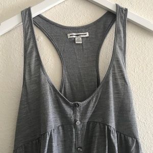 Grey flowy American Eagle tank
